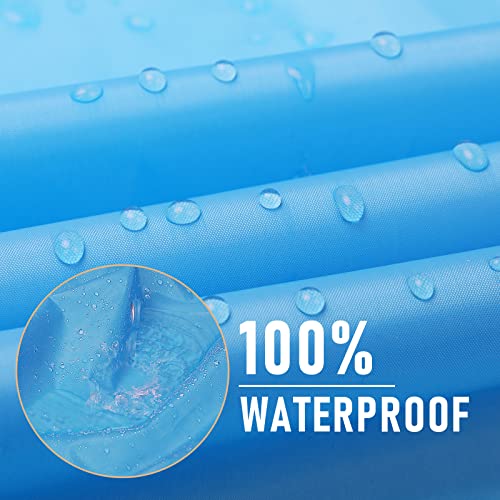 Lightweight Kids Rain Poncho Jacket Waterproof Outwear Rain Coat Blue X-Large #TOP2