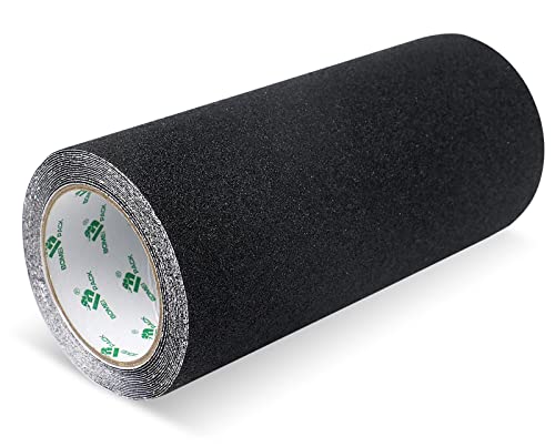 BOMEI PACK 250mm x 5m Schwarz Antirutsch Treppe Skateboard Griptape...