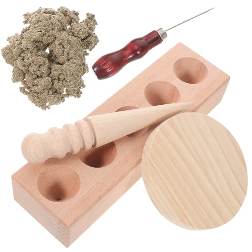 Moule à cône de moxa en hêtre pour vos séances de moxibustion à la maison
