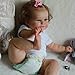 Anano Reborn Baby Dolls Silicone Full Body Girl Waterproof 20 Inch Maddie Bathable Realistic Full Body Silicone Babies Life Like Baby Dolls That Look Real Bebe