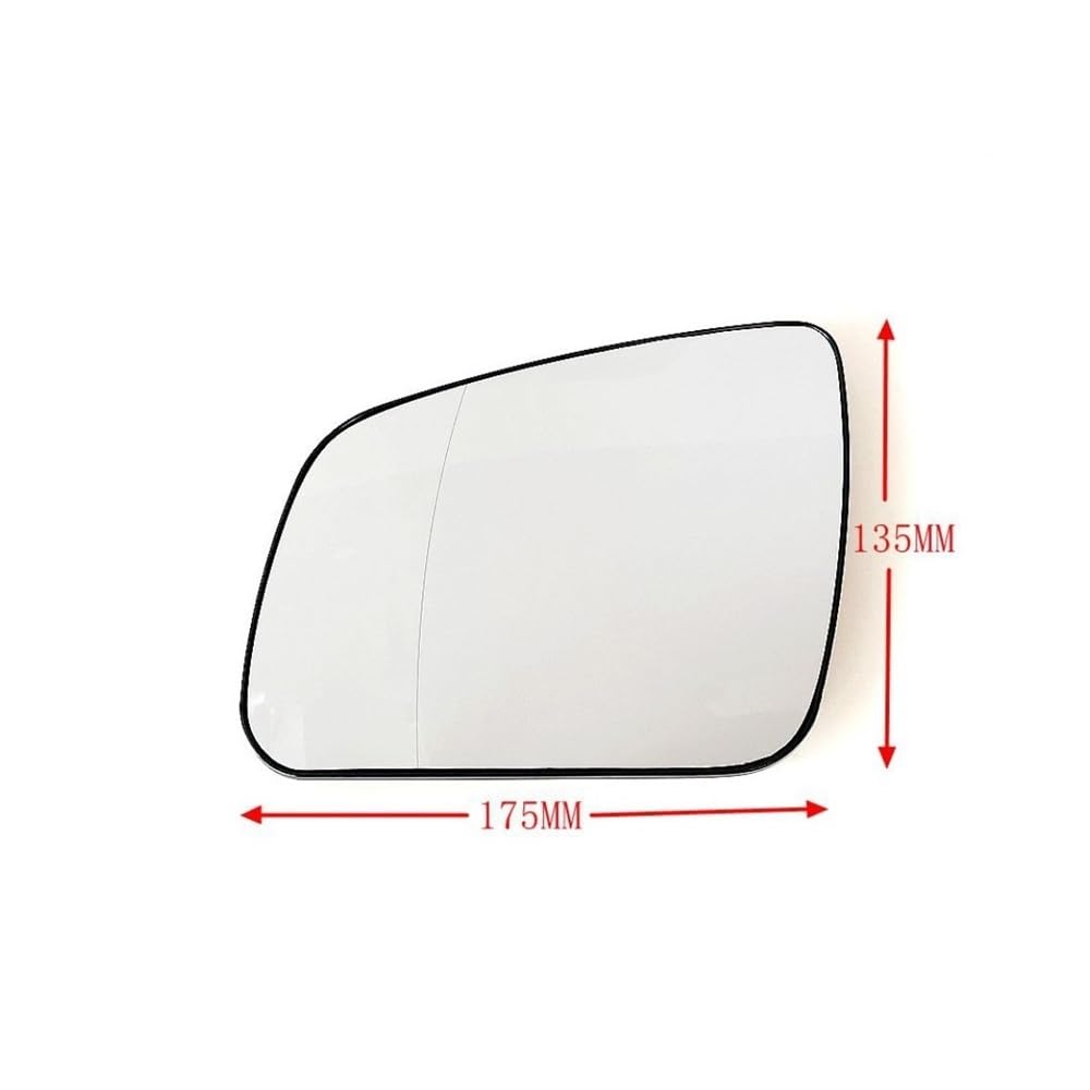SENZEAL Verre De Rétroviseur Remplacement Pour Mercedes-Benz Classe A B C E S W176 W246 W204 W212 W221 GLA CLS Chauffant Retroviseur Extérieur (Gauche
