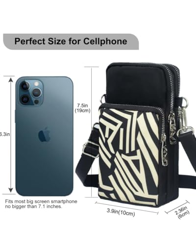 Image of Crossbody Mobile Sling Bag for Women |Stylish Phone Pouch with Detachable Strap & Adjustable Keychain|Mobile Purse|Versatile Mobile Pouch for Women