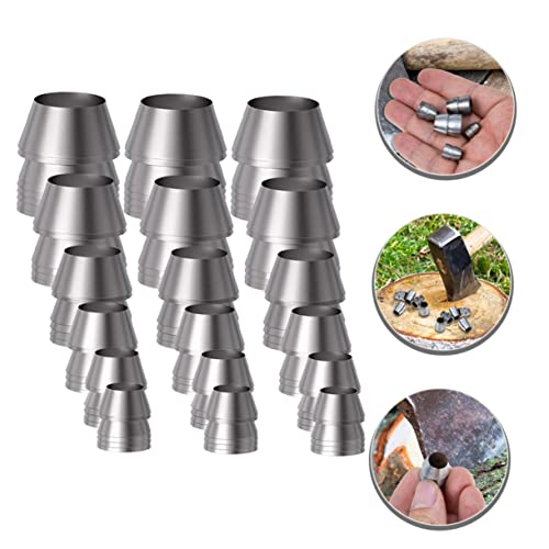 BUTIFULSIC 18pcs Hammer Handle Wedge Iron Wedge Fuel Tank Grommet Wedge for Handle Splitting Wedge Metal Wedge for Hammer Reinforcing Wedge Hammer Installation Accessories