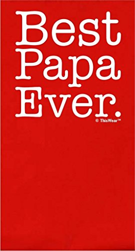 Father's Day Gift Best Papa Ever Funny Apron For Kitchen Bbq Barbecue Cooking Baking Crafting Gardening Two Pocket Apron For Grandpa Or Dad Apron Red #TOP1
