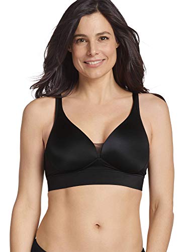 Jockey Women's Bra Forever Fit V-Neck Molded Cup Bra, Black, 3Xl #TOP17