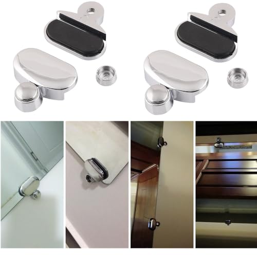 Image of 4 Pcs Mirror Clips,Zinc Alloy Mirror Floating Glass Clip,Glass Clamp Bathroom Mirror Clips,Glass Clip Shelf Support Brackets Holder,Mirror and Glass Hanging Kit Wall, 37mm, Silver
