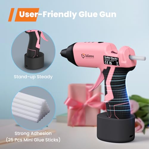 GoGonova 15s Fast Preheating Cordless Glue Gun