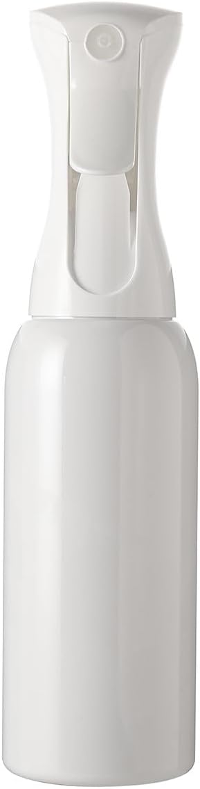 Mistifi Spray Plastic Bottle for Hair, Ultra Fine Mist, Water Mister for Hairstyling, Cleaning, Plants, Pets cleaning 17oz/500ml, white bottle