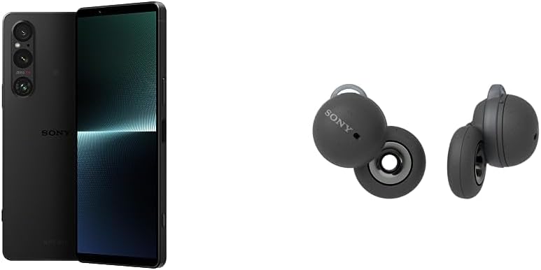 SonyXperia 1 V 256GB 5G Factory Unlocked Smartphone [U.S. Official w/Warranty] & LinkBuds Truly Wireless Earbud Headphones with an Open-Ring