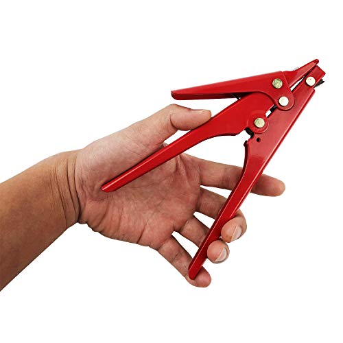 Maymaii Hs-519 Tie Gun Tensioning And Cutting Tool For Plastic Nylon Cable Tie Or Fasteners, All Metal Casing, 0.370 Inches Max Tie Width #TOP19