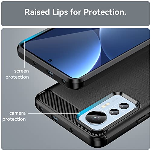 Coque Xiaomi Mi 12 Lite 5G élégante texture carbone de 2022
