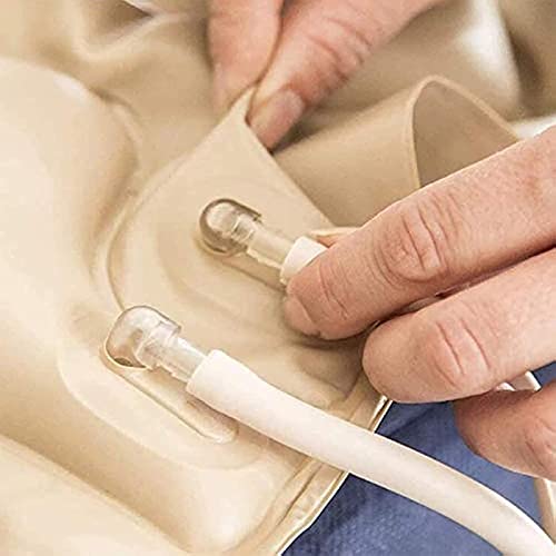 Materasso a pressione d'aria alternata, materasso gonfiabile anti piaghe da decubito con pompa, 135 bolle, supporta ulcere da pressione, carico di lavoro ≤135 kg