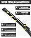2 Factory Wiper Blades Replacement for BMW X5 X6 E70 E71 10/2011 2012 2013 Original Equipment Windshield Wiper Blades Set - 24