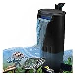 Aquarium Bio Filter Fish Tank Internal Filter Turtle Filter Waterfall Tank Water Clean Pump Bio-Filtration for Coldwater, Tropical Aquarium Turtle Shrimp Frog Crab Up to 130L (400L/H Aquarium filter)
