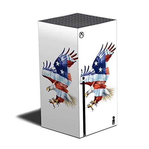 MightySkins Skin Compatible with Xbox Series X - American Eagle | Protective, Durable, and Unique Vinyl Decal wrap Cover | Easy to Apply and Change Styles | Made in The USA (MIXBSERX-American Eagle)