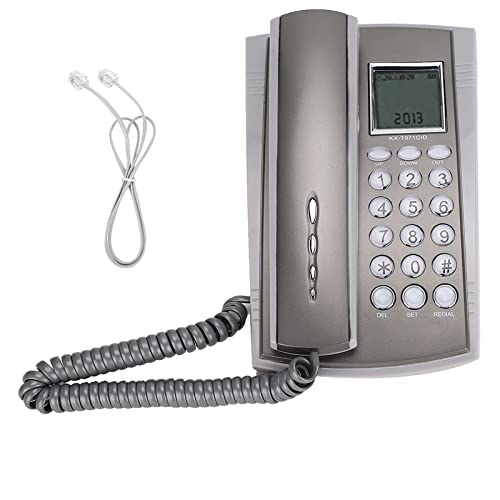 Teléfono con cable para escritorio y pared miniatura 7