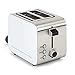 Toster na 2 kromki, automatyczny toster ze stali nierdzewnej, bardzo szerokie gniazda do pieczenia chleba, 6 różnych ustawień brązowienia, funkcje rozmrażania/podgrzewania/anulowania, maszyna śniadani