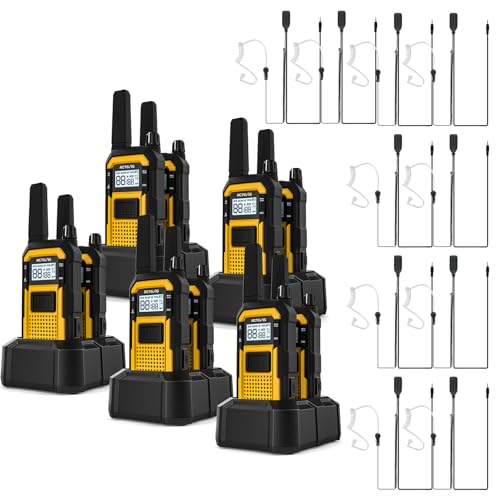Retevis RB48 Radios Walkie Talkies with Earpiece, Heavy Duty