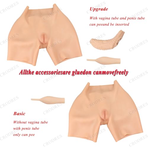 Bóxer de silicona con coño falso sissy que realza el trasero y oculta la zona íntima 3