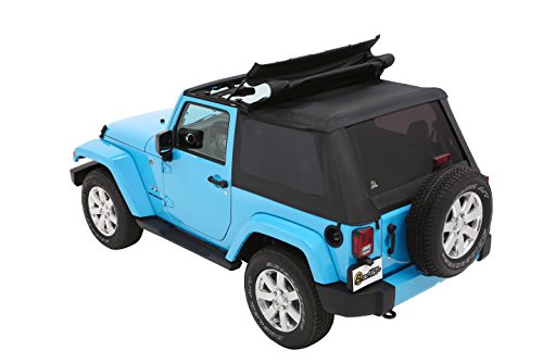 Bestop 56852-35 Black Diamond Trektop for 2007-2018 Jeep Wrangler JK 2-Door by Bestop - Image 5