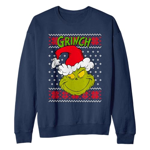 Isaac Morris Limited The Grinch Ugly Christmas Sweater Kids and Adult Sized Crewneck Sweatshirt2