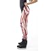Ensasa Women'S Fashion Digital Print Muscle Print Spandex Strenchy Legging (Medium, Flesh)