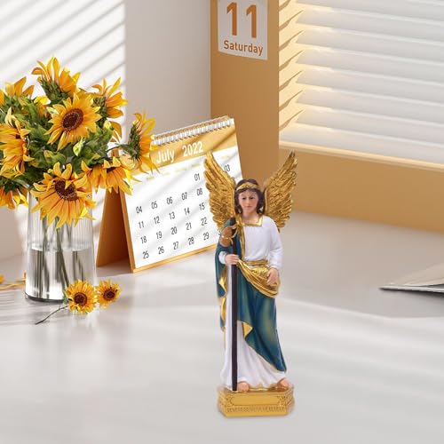 Décoration religieuse chrétienne avec l'archange Raphaël 9 pouces pour maison - 7