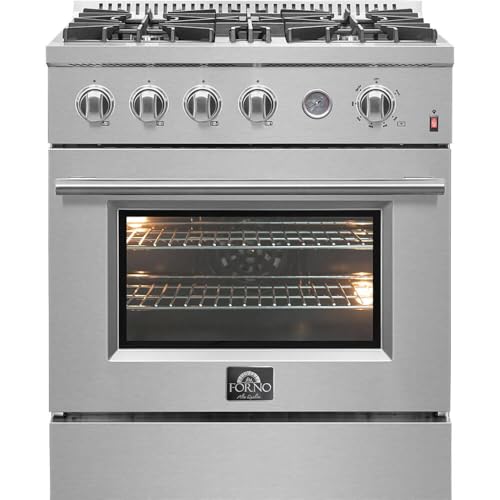 Marco 30-inch Gas Range Stainless Steel, 4 Burners 37,000 BTU, 4.32 cu.ft. Convection Oven