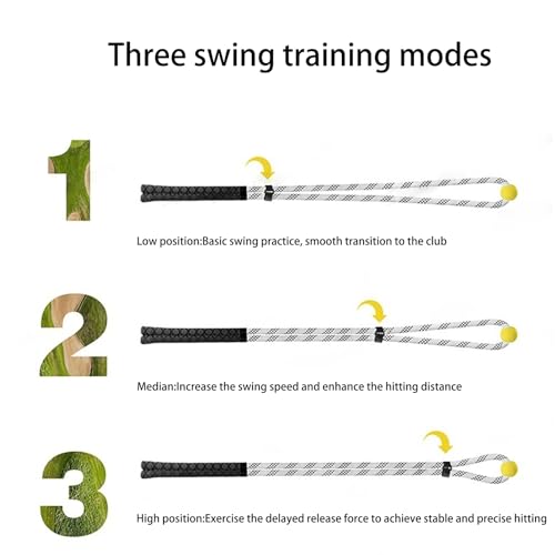 Corde élastique de golf portable accessoire d'exercice de balançoire - 6