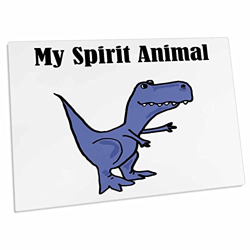 Tapete para escritorio 3dRose T-Rex divertido 23x16 pulg