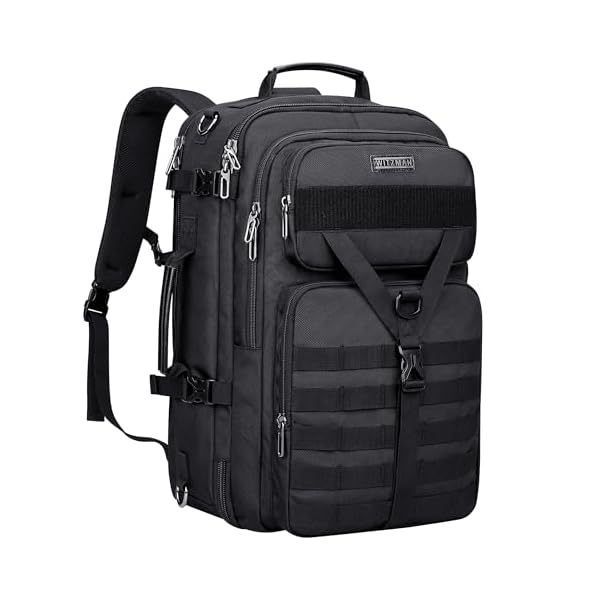 WITZMAN-Carry-On-Travel-Backpack-for-Men-Large-Convertible-45L-Duffle-Bag-fit-17-Inch-Laptop-Airline-Approved-B688-Black WITZMAN Carry On Travel Backpack for Men Large Convertible 45L Duffle Bag fit 17 Inch Laptop Airline Approved (B688 Black