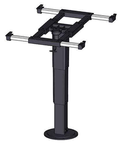 PONTTOR ilse 5894 A08 Liftgestell Tischgestell Liftsäule mit Verdrehung und Verschiebung mit klick-Klack-System Auto Wohnwagen Wohnmobil Caravan