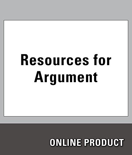 Resource Center for Argument, 1st Edition