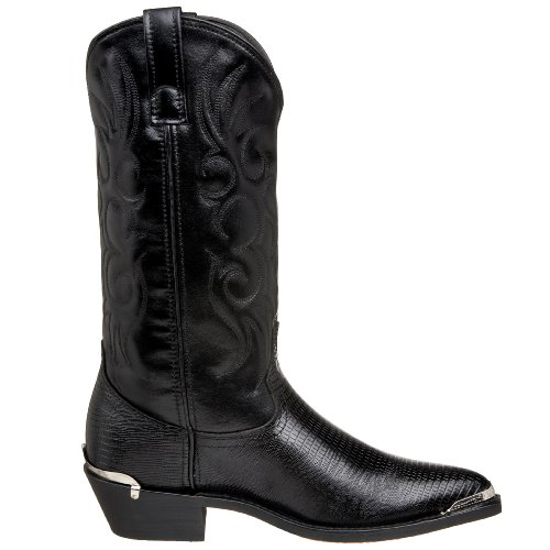Laredo Mens Atlanta Croc Pointed Toe Dress Boots Mid Calf - Black - Size 10 D #TOP5