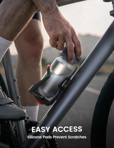 Portabotellas para bicicleta Lamicall con almacenamiento para rastreador, jaula para bebida bicicleta miniatura 6