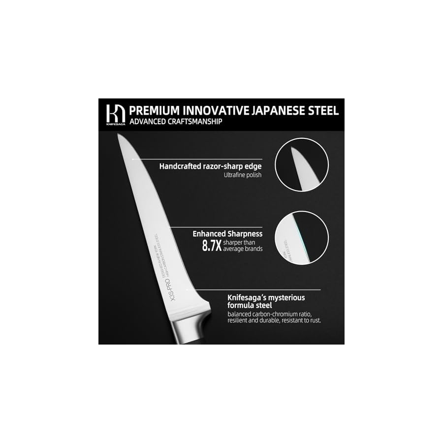 Kitchen-Knife-Set-15-Pcs-Knife-Block-Set-Japanese-Knife-Sets-for-Kitchen-with-Block-and-Sharpener-Razor-Sharp-Premium-Knives-Sets-High-Carbon-Stainless-Steel-White KnifeSaga Kitchen Knife Set, 15 Pcs Knife Block Set, Japanese Knife Sets for Kitchen with Block and Sharpener, Razor-Sharp Premium Knives Sets High Carbon Stainless Steel, White