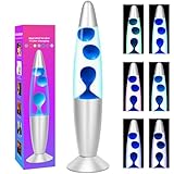 Dalavalampa Blue Wax Liquid Motion Lamps Multi Color Changing, 13