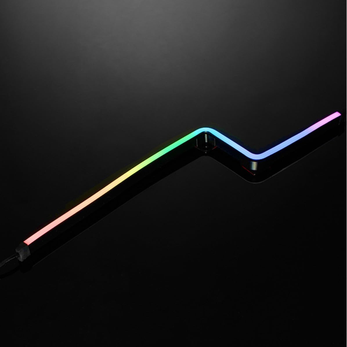 BETOOKY 2 Stück Argb Lichtleisten für PC Gehäuse mit 28 Leds Abs Material 400mm Länge Inklusive Klebesticker für Mainboard Beleuchtung im Gaming Computer
