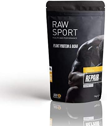 Raw Sport Elite Vegan Protein with 7g of Vegan BCAA'S per Serving- With Added Superfoods-Electrolytes-Probiotics-Digestive Enzymes (vanilla cinnamon)