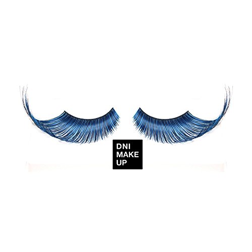 Preisvergleich Produktbild Falsche Wimpern Fantasie und Karneval Blau (Alada azul)