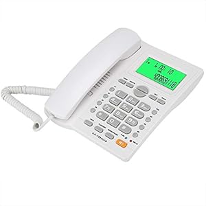 Vaste telefoon, LCD-scherm Vaste telefoon met handsfree en bellen, Klassieke vaste telefoon voor thuis / hotel / kantoor…