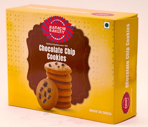 Image of Karachi Bakery Choco Chip Cookies 400gm | Tea Time Snack | Delicous Snack | Vegetarian