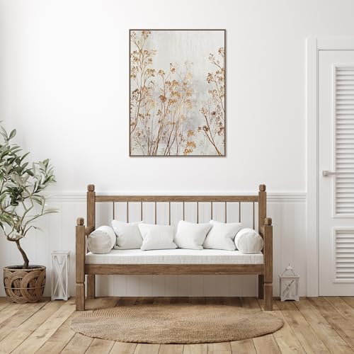 Amanti Art Framed Canvas Wall Art 42x32 Botanical Bliss I by Asia Jensen, Framed Wall Art Canvas, Flowers Artwork, Traditional Decor, Oversize Poster Painting for Living Room, Bedroom, Bathroom by Amanti Art - Used condition - Image 3