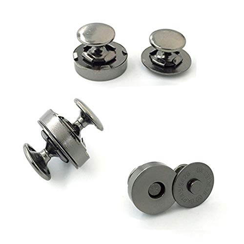 Sbest 20 Sets 18MM Coppery Strong Magnetic Button Clasps,Round Magnetic