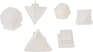 VILLCASE 6 Pçs Molde De Dados Quadrado Ferramenta Molde De Resina Quadrado Artesanato Número Moldes De Resina De Dados Moldes De Jogos Faça Você Mesmo Moldes De Dados Moldes De Resina De