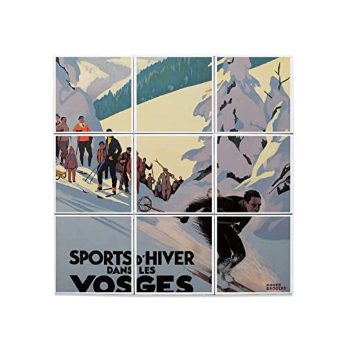 Art déco céramique 30's carreaux décoratifs Vosges montagne pour revêtement mural