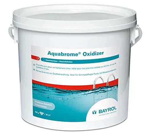 BAYROL Aquabrome® Oxidizer Piscine 5 kg - Brome Choc - Réactivateur de Brome - Traitement Choc Piscine au Brome