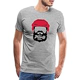 Spreadshirt Eishockey Playoff Bart Männer Premium T-Shirt, 5XL, Grau meliert