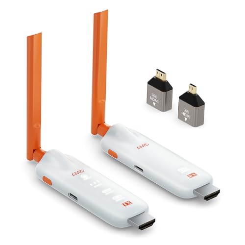 Wireless HDMI Transmitter and Receiver 5G - Bis zu 6 RXs, 2025 Kabellos Sender Empfänger mit...