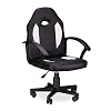 Relaxdays Gamingstoel XR7, 360° draaistoel voor gamers, in hoogte verstelbare bureaustoel tot 120 kg, racer look, zwart…